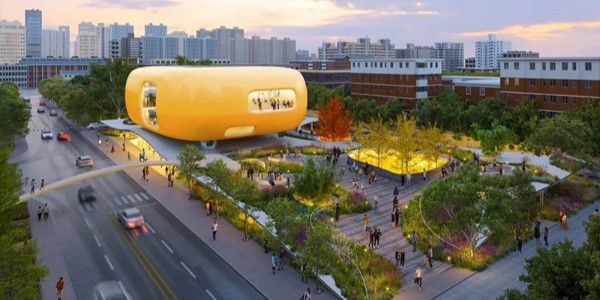 新地標(biāo)！北京“黃氣球”：西城區(qū)城市展覽館