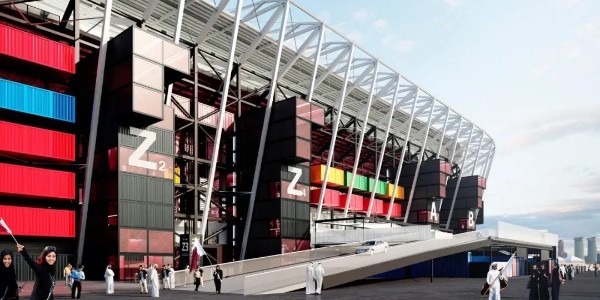 第一座完全可拆卸的集裝箱體育場即將建成，卡塔爾世界杯974體育場！