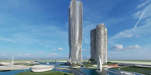 成都超高層住宅Dancing Tower，如流動(dòng)雕塑